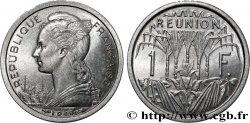 ÎLE DE LA RÉUNION 1 Franc Marianne / canne à sucre 1948 Paris
