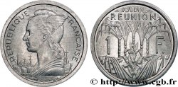 ÎLE DE LA RÉUNION 1 Franc Marianne / canne à sucre 1948 Paris