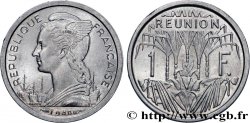 ÎLE DE LA RÉUNION 1 Franc Marianne / canne à sucre 1948 Paris