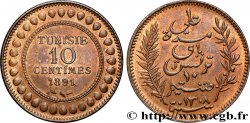 TUNEZ - Protectorado Frances 10 Centimes AH1308 1891 Paris