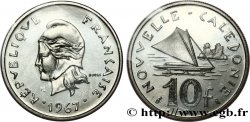 NEUKALEDONIEN 10 Francs Marianne / voilier 1967 Paris