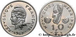NOUVELLES HÉBRIDES (VANUATU depuis 1980) Essai de 10 Francs 1967 Paris