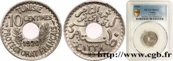 TUNISIA - Protettorato Francese 10 Centimes AH1338 1920 Paris 