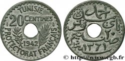 TUNISIA - French protectorate 20 Centimes 1942 Paris