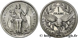 NOUVELLE CALÉDONIE 1 Franc I.E.O.M.  1988 Paris