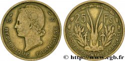 AFRICA FRANCESA DEL OESTE 25 Francs 1956 Paris