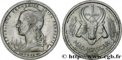 MADAGASCAR - UNION FRANCESE 1 Franc 1948 Paris 