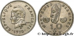 NEUE HEBRIDEN (VANUATU ab 1980) 10 Francs 1970 Paris