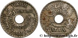 TUNISIA - FRENCH PROTECTORATE 25 Centimes AH1338 1920 Paris