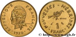 NEUE HEBRIDEN (VANUATU ab 1980) Essai de 1 Franc 1970 Paris