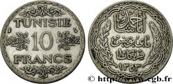 TUNISIA - French protectorate 10 Francs au nom du Bey Ahmed datée 1353 1934 Paris
