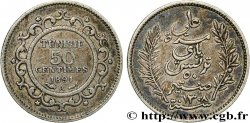 TUNISIA - French protectorate 50 Centimes AH 1308 1891 Paris