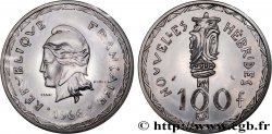 NOUVELLES-HÉBRIDES Essai 100 francs argent 1966 Paris