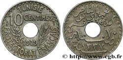 TUNISIE - PROTECTORAT FRANÇAIS 10 Centimes AH 1337 1919 Paris