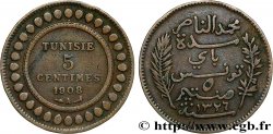 TUNEZ - Protectorado Frances 5 Centimes AH1326 1908 Paris