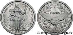 NEW CALEDONIA 1 Franc Union Française 1949 Paris