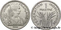 INDOCHINA 1 Piastre 1946 Paris EBC 