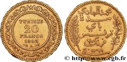 INVESTMENT GOLD 20 Francs or Bey Mohamed El Hadi AH 1321 1903 Paris