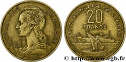 CÔTE FRANÇAISE DES SOMALIS 20 Francs 1965 Paris