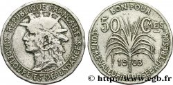 GUADELOUPE Bon pour 50 Centimes 1903 