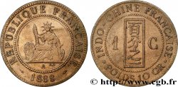 INDOCHINE FRANÇAISE 1 Centième 1888 Paris TB+ 