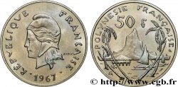 POLINESIA FRANCESE 50 Francs 1967 Paris 