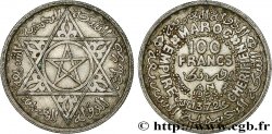 MAROCCO - PROTETTORATO FRANCESE 100 Francs AH 1372 1953 Paris 