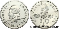 NOUVELLES HÉBRIDES (VANUATU depuis 1980) Essai de 10 Francs 1967 Paris