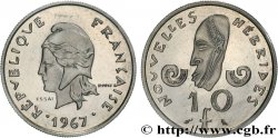 NUOVO EBRIDI (VANUATU dopo1980) Essai de 10 Francs 1967 Paris 