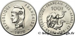 YIBUTI - Territorio Francés de los Afars e Issas Essai de 100 Francs Marianne / dromadaires 1970 Paris