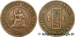 INDOCHINE FRANÇAISE 1 Centième 1892 Paris