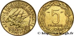 AFRICA ECUATORIAL FRANCESA - CAMERUN 5 Francs 1958 Paris