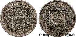 MAROKKO - FRANZÖZISISCH PROTEKTORAT 20 Francs AH 1366 1947 Paris