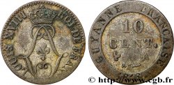 FRENCH GUYANA 10 Centimes 1818 Paris - A