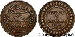 TUNESIEN - Französische Protektorate  5 Centimes AH1332 1914 Paris