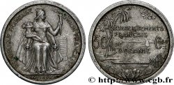 FRANZÖSISCHE POLYNESIA - Franzözische Ozeanien 50 Centimes Établissements Français de l’Océanie 1949 Paris