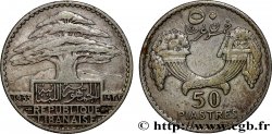 LIBANON 50 Piastres Cèdre du Liban 1933 Paris