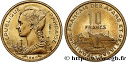 YIBUTI - Territorio Francés de los Afars e Issas 10 Francs ESSAI 1969 Paris