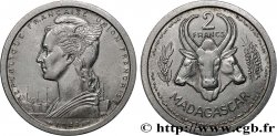 MADAGASCAR - UNIóN FRANCESA 2 Francs 1948 Paris