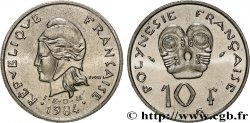 FRENCH POLYNESIA 10 Francs I.E.O.M. 1984 Paris