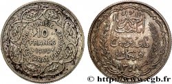 TUNEZ - Protectorado Frances 10 Francs au nom du Bey Ahmed an 1358 1939 Paris
