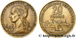 SOMALIA FRANCESA 20 Francs 1952 Paris