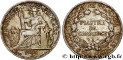 FRENCH INDOCHINA 1 Piastre de Commerce 1905 Paris