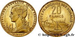 SOMALIA FRANCESE Essai de 20 Francs 1952 Paris 