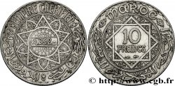 MAROCCO - PROTETTORATO FRANCESE 10 Francs an 1347 1928 Paris 