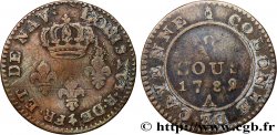 GUYANA FRANCESA 2 Sous colonie de Cayenne 2e type 1789 Paris - A