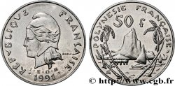 POLINESIA FRANCESE 50 Francs I.E.O.M. 1991 Paris 