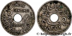 TUNISIA - FRENCH PROTECTORATE 5 Centimes 1933 Paris