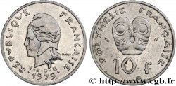 POLINESIA FRANCESE 10 Francs I.E.O.M. 1979 Paris 