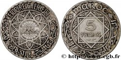 MAROCCO - PROTETTORATO FRANCESE 5 Francs AH1352 1933 Paris 